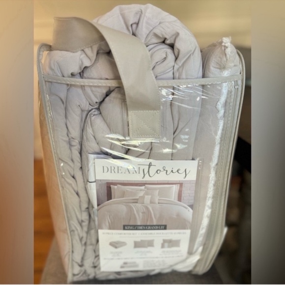 🎉LAST PIECE 🎉DREAM STORIES 10Pc Extra Soft Solid Comforter Set - Picture 11 of 11